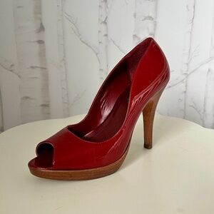 Aldo Red Patent Leather Heels